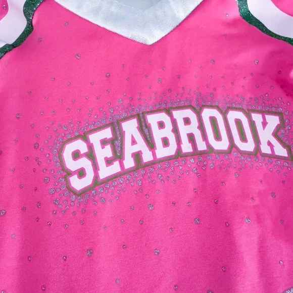 Disney‎ Zombies 3 Addison Wells Classic Cheer Halloween Costume Pink Girls LARGE - Picture 7 of 13